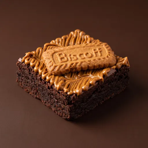 Biscoff Crunch brownie from The Melted Box, Trivandrum