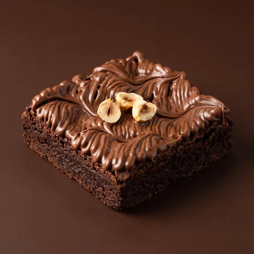 Hazelnut Swirl brownie from The Melted Box, Trivandrum